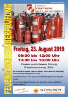 2019-08-23 Feuerlöscherüberprüfung